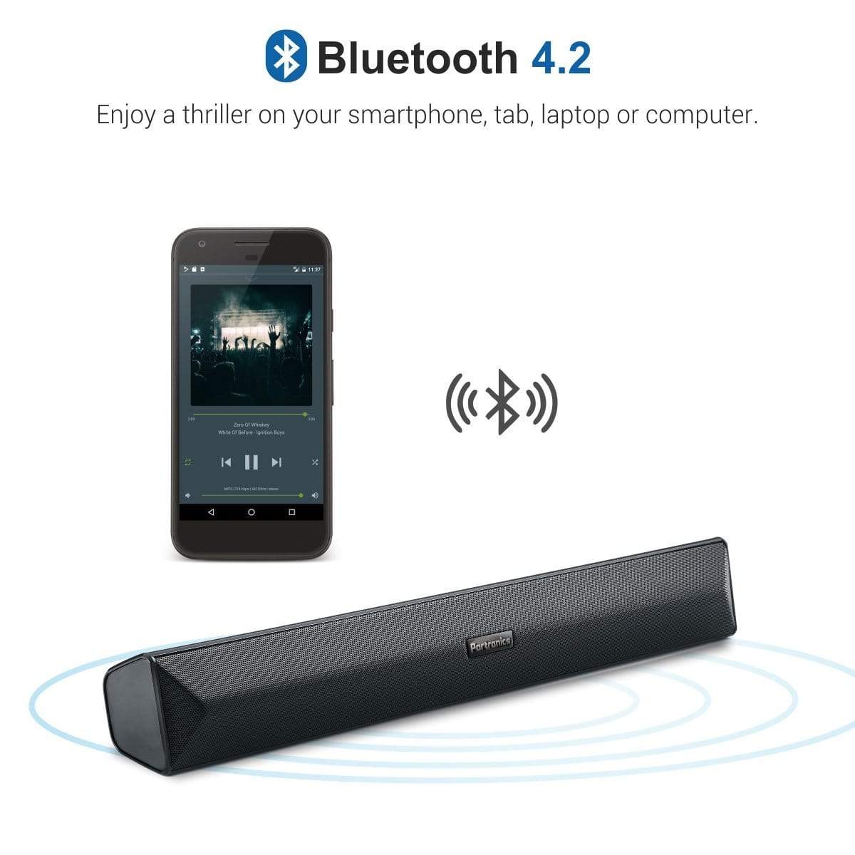 Portronics Pure Sound Pro III POR-891, Bluetooth Wireless SOUNDBAR-dealsplant