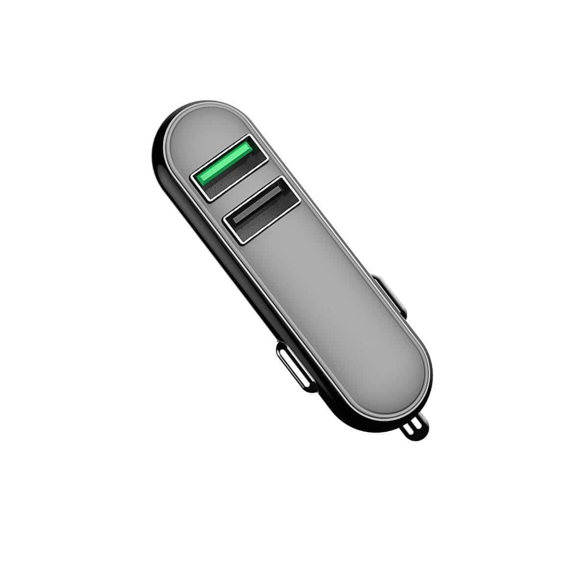 Portronics POR-005 CarPower Q 5.4A Car Charger with QC 3.0 Port and 2.4 USB Port-Power Bank-dealsplant