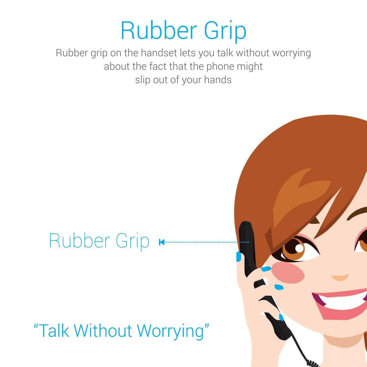 Portronics Retro POR-687 Handset for Phoni 3-Retro Handset-dealsplant