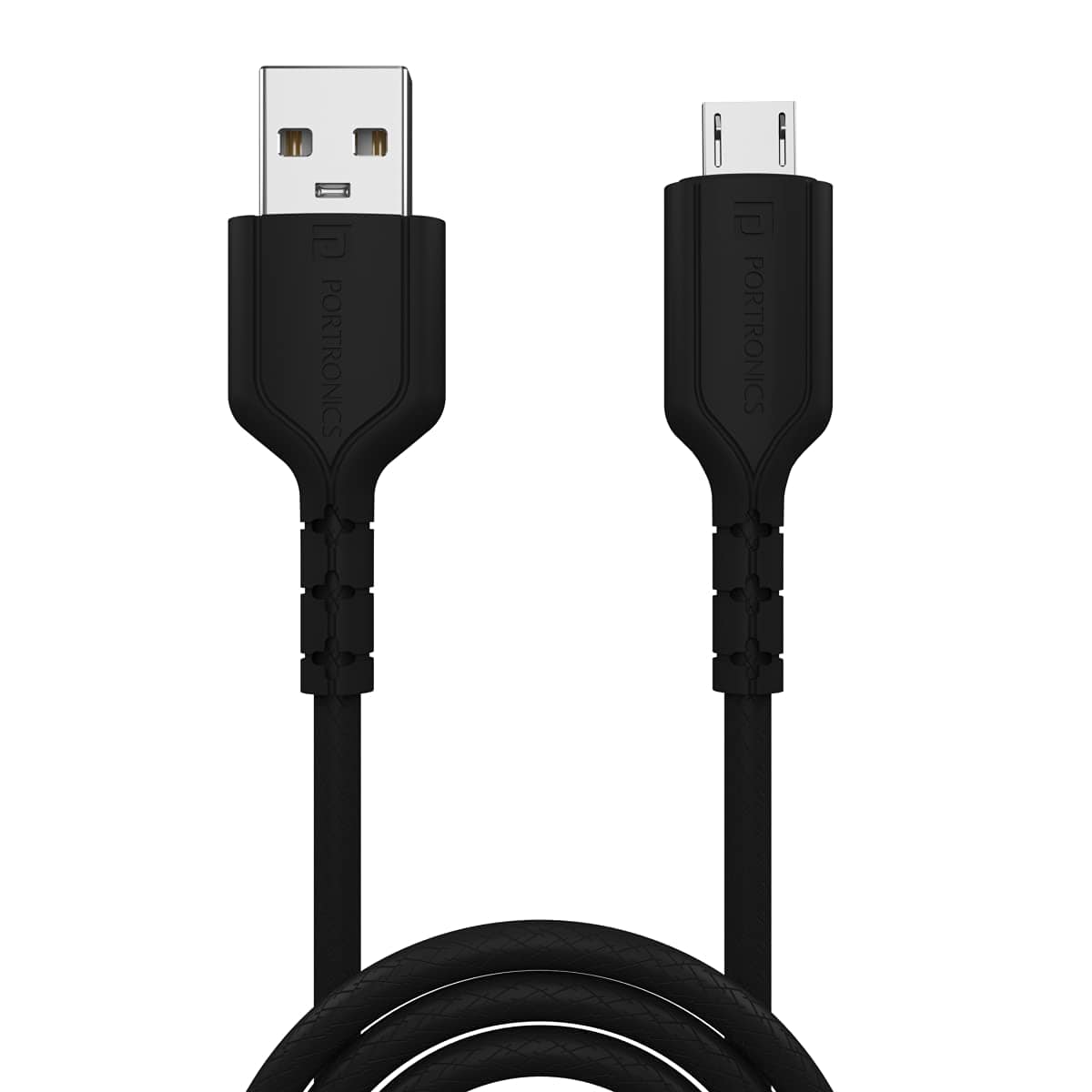 Portronics POR-654 Konnect Core 1M Micro USB Cable with Charge & Sync Function-USB Charging Transfer cable-dealsplant