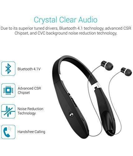 Portronics Harmonics 200 POR-927 Wireless Stereo Headset with Faster & Stable Connectivity.-Wired Head phone-dealsplant