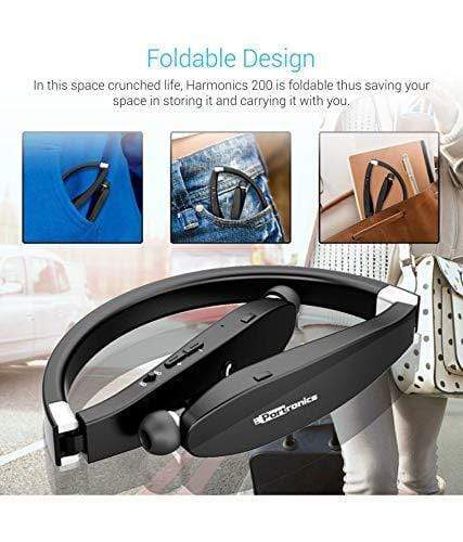 Portronics Harmonics 200 POR-927 Wireless Stereo Headset with Faster & Stable Connectivity.-Wired Head phone-dealsplant
