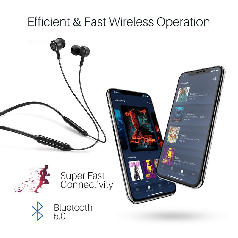 Portronics Harmonics One POR-1119 Wireless Bluetooth 5.0 Sports Headset-Wireless Bluetooth Headphones-dealsplant