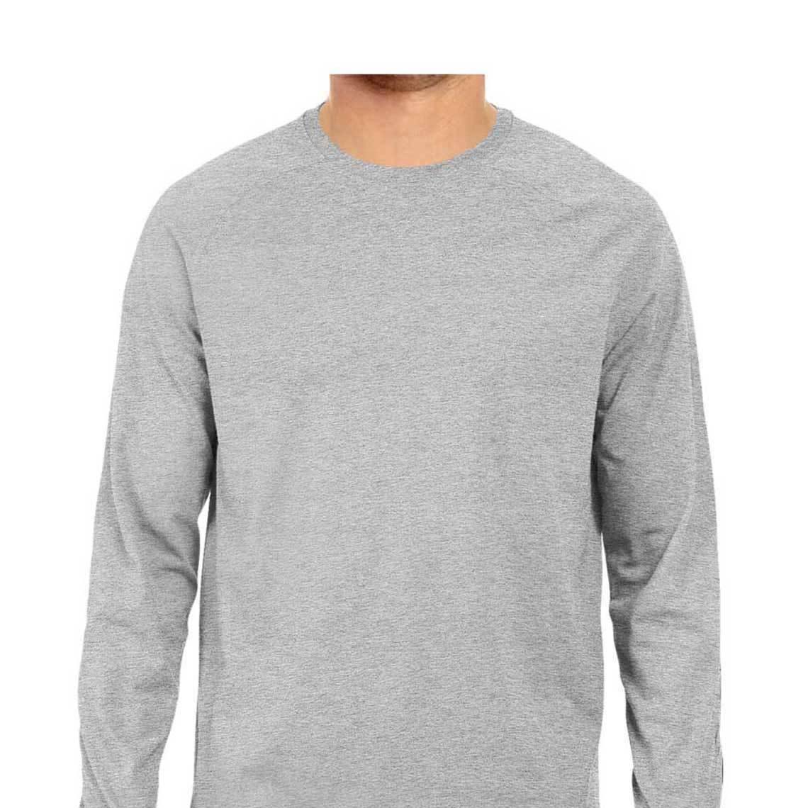 Dealsplant Full Sleeve Round Neck Plain T-Shirt for Men-Clothing-dealsplant