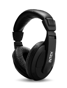 Intex Paseo Headphone Wired Headset with Mic and Volume Control (Single Pin connector)-Headphones & Earphones-dealsplant