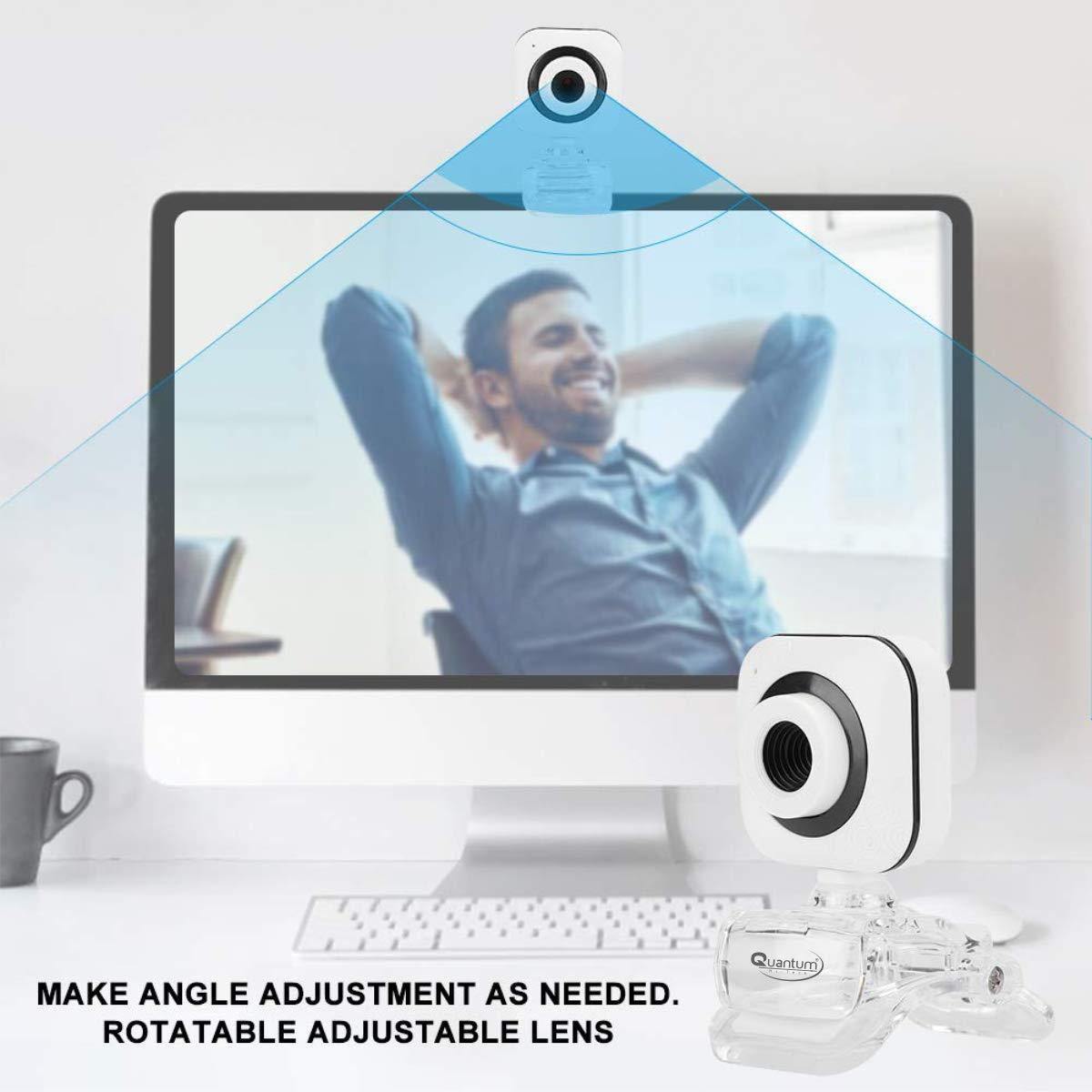 Quantum QHM495-B HD Web Camera with Built-in Mic For Laptop Desktop-Laptops & Computer Peripherals-dealsplant