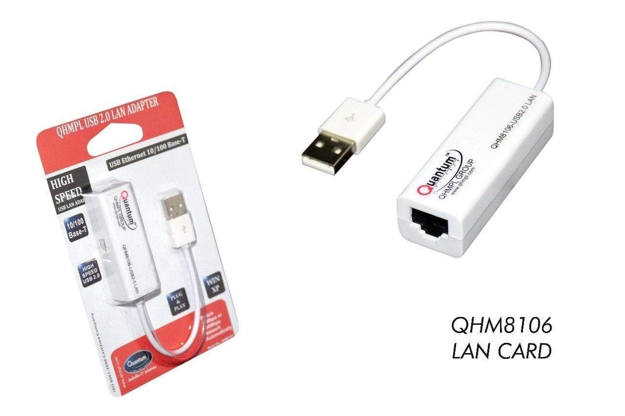 Quantum QHM8106 USB 2.0 Lan Adapter-Laptops & Computer Peripherals-dealsplant