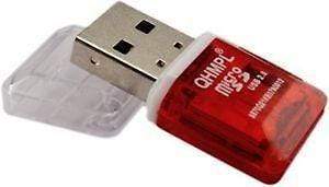 Quantum 5570 MicroSD Card Reader (Red)-Memory Cards & Readers-dealsplant