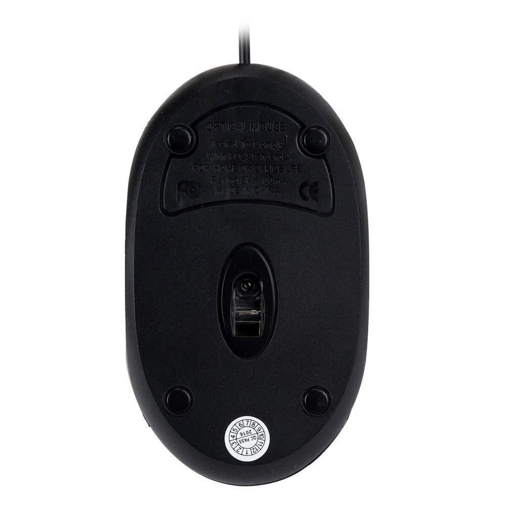Computer compatibility With Quantum QHM222 3-Button 1000DPI Wired Optical Mouse (Black)-Wired Optical Mous-dealsplant