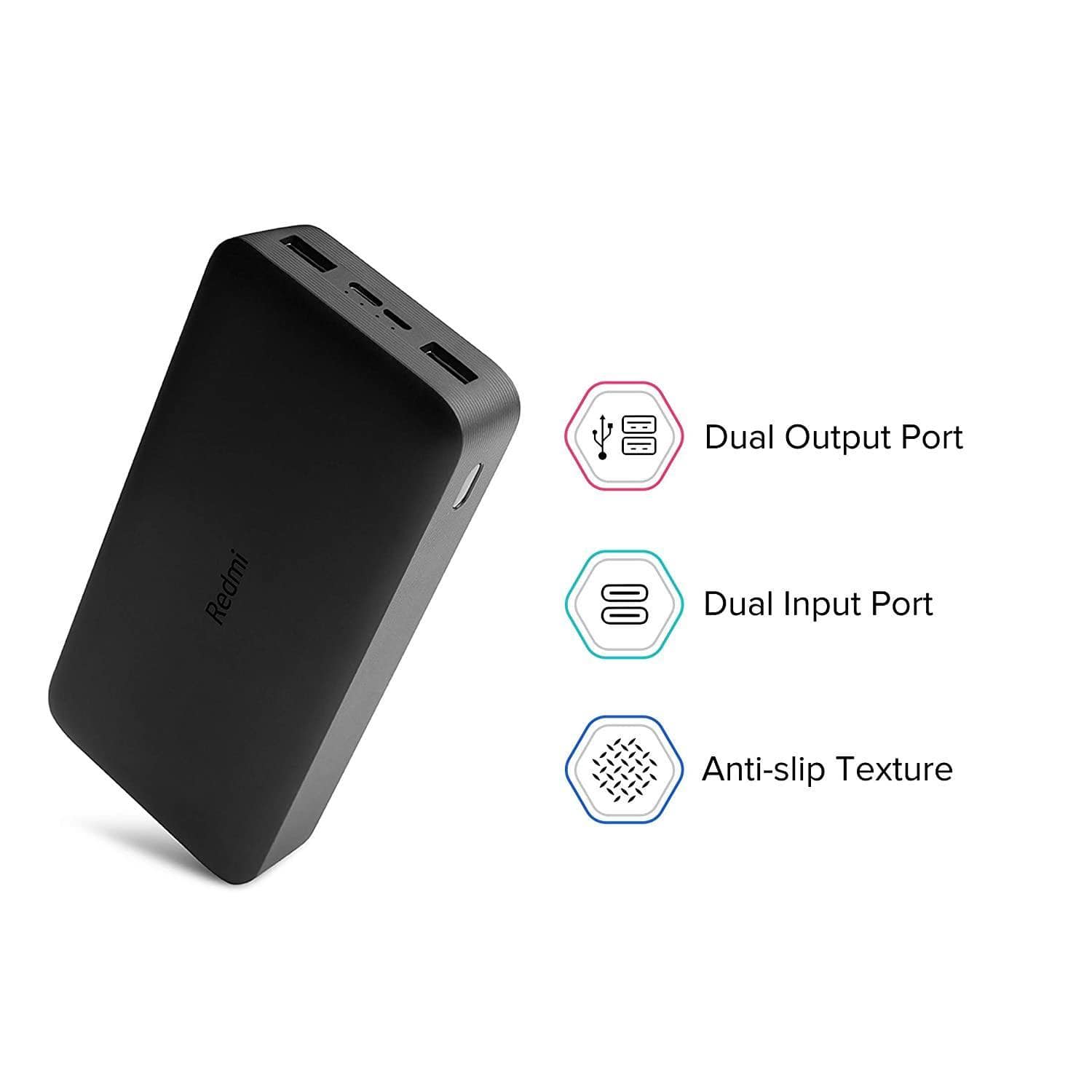 Redmi 20000mAh Li-Polymer Power Bank-Mobile Accessories-dealsplant