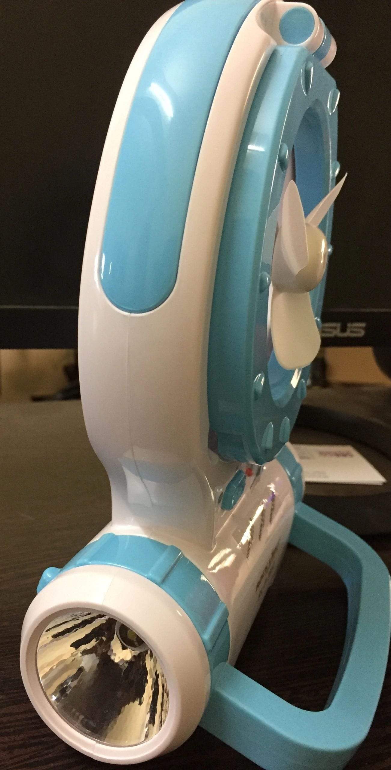 Rock Light 7052 Rechargeable Mini Fan with LED torch and LED Emergency Light AC / DC Supported-Home & Living-dealsplant