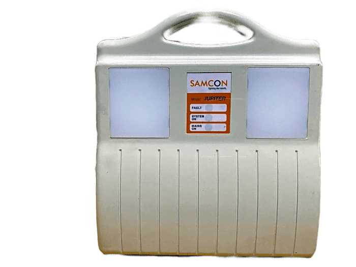 Samcon Jupiter Solar UPS DC Out on Board Solar Charging with inbuilt 8W Diffused LED Lights-Solar Products-dealsplant