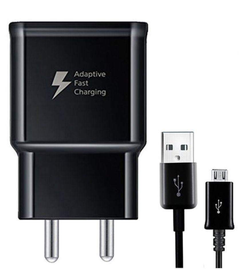 Samsung 15W Adaptive Mobile Charger With Adaptive Fast Cable White/Black-Chargers-dealsplant