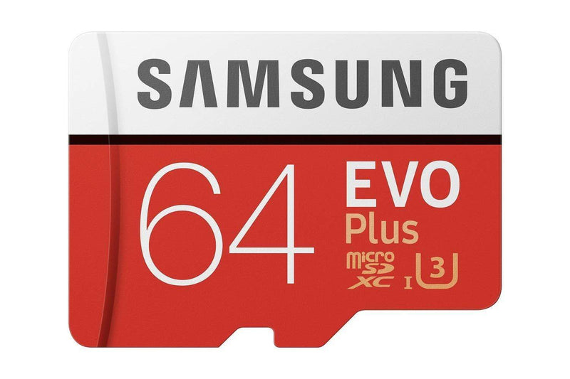 Samsung EVO Plus 64GB microSDXC UHS-I 100MB/s Full HD & 4K UHD Memory Card with Adapter (MB-MC64HA)-Memory Cards-dealsplant