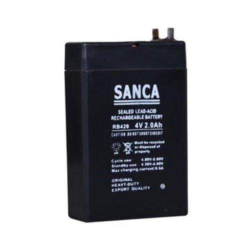 Sanca 4V 2Ah Sealed Lead Acid Rechargeable Battery For Mosquito Bat