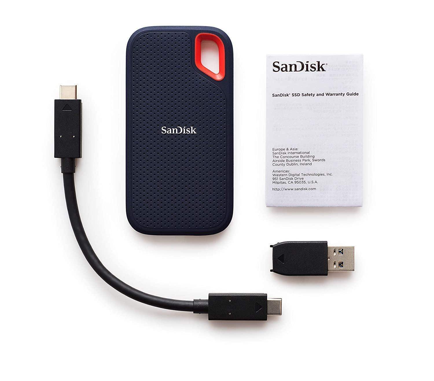 SanDisk SSD USB-C, USB 3.1, for PC & Mac & IP55 Rated-External Hard Disk-dealsplant