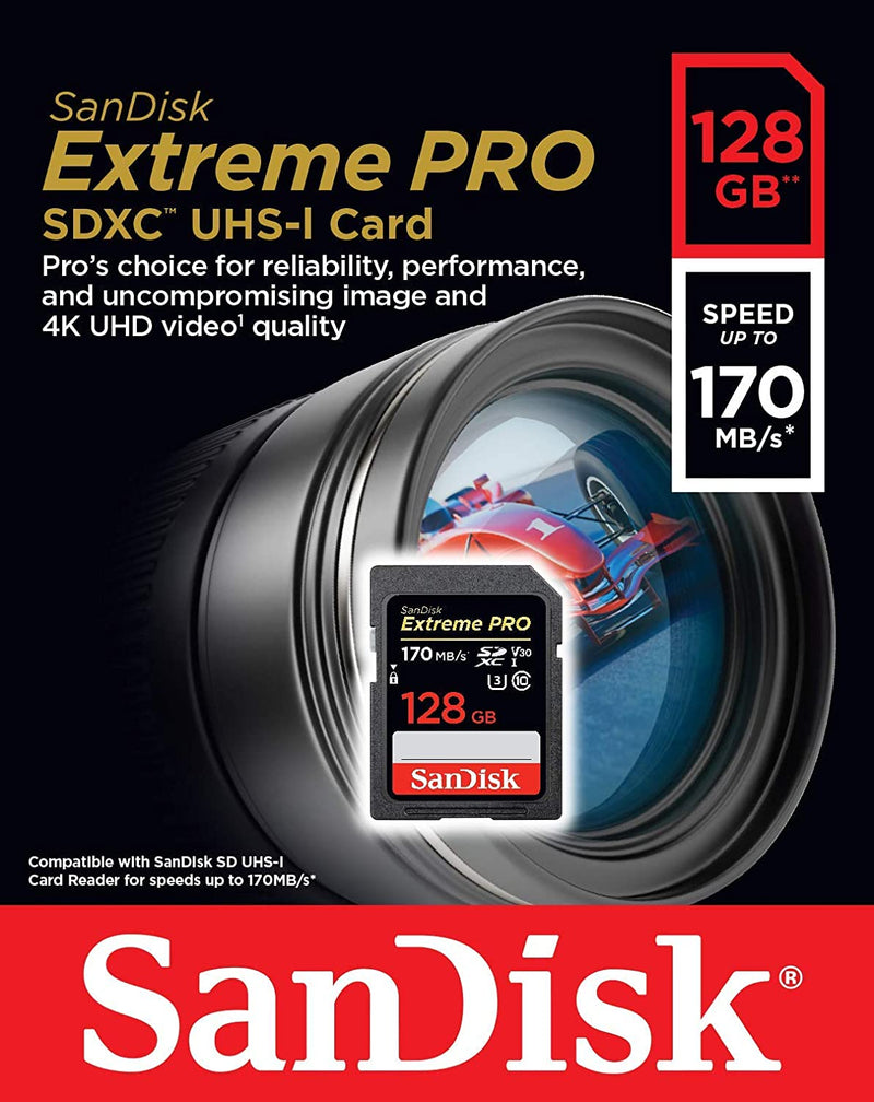 SanDisk Extreme Pro 128 GB Memory card SDSDXXY-128GB-GN4IN-Memory Cards-dealsplant