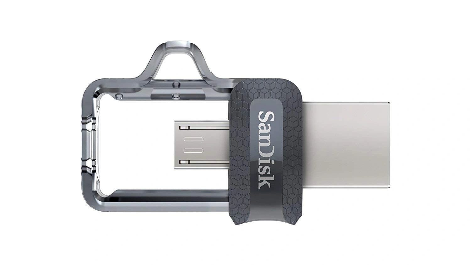 SanDisk Ultra Dual 64GB USB 3.0 OTG Pen Drive-Memory Cards-dealsplant