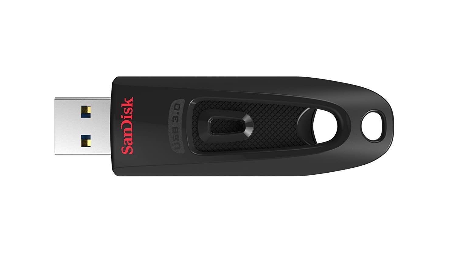 SanDisk Ultra CZ48 USB 3.0 Pen Drive (Black)-USB Pen drives-dealsplant