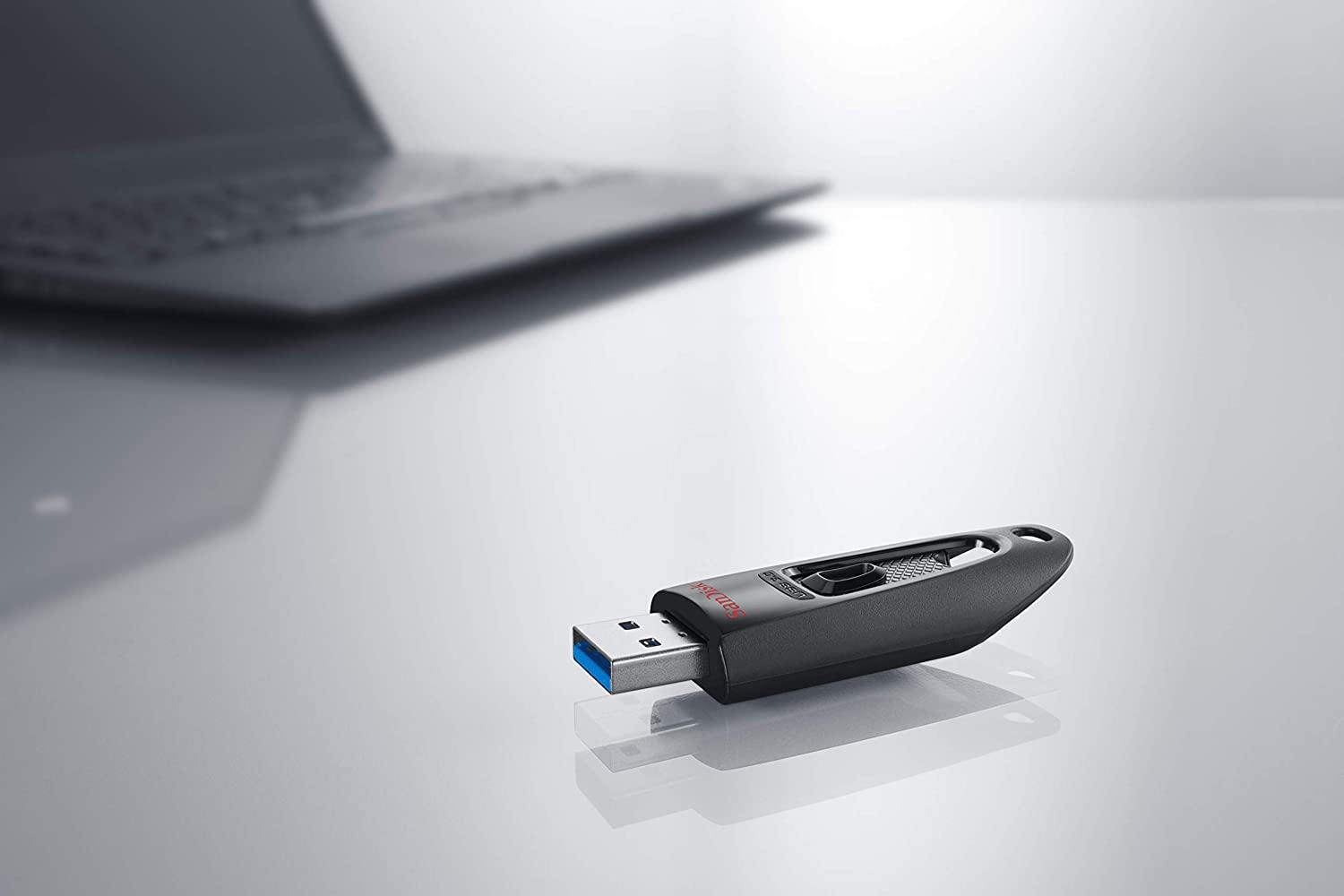 SanDisk Ultra CZ48 USB 3.0 Pen Drive (Black)-USB Pen drives-dealsplant