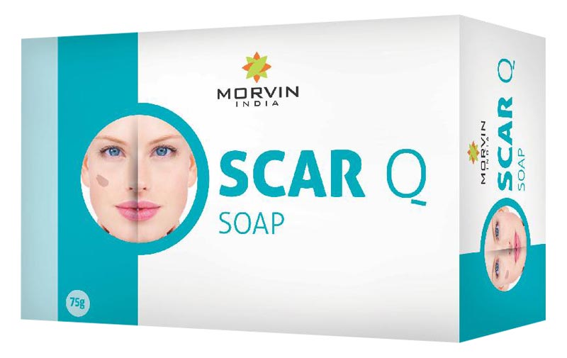 Morvin India Scar Q Whitening soap 75g-Health & Beauty-dealsplant