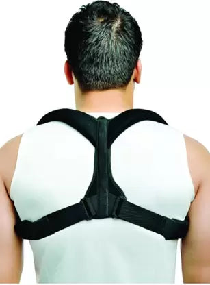 Dyna Innolife Clavicle Brace- Clavicle Correction Belt Shoulder Support (Black)-HEALTH &PERSONAL CARE-dealsplant