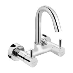 Parryware Agate Sink Mixer Wall Mounted Quarter Turn-Taps & Dies-dealsplant