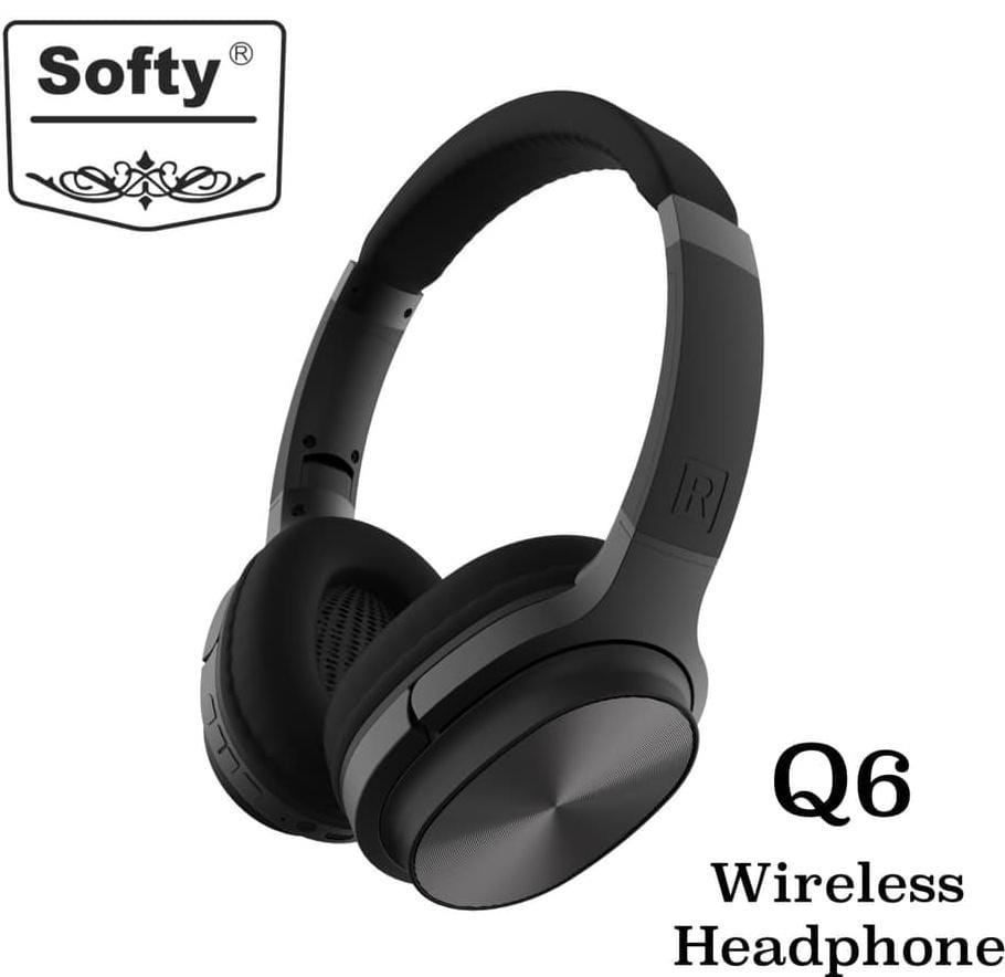 Softy premium quality Bluetooth headphone Q6-BLUETOOTH HEADPHONES-dealsplant