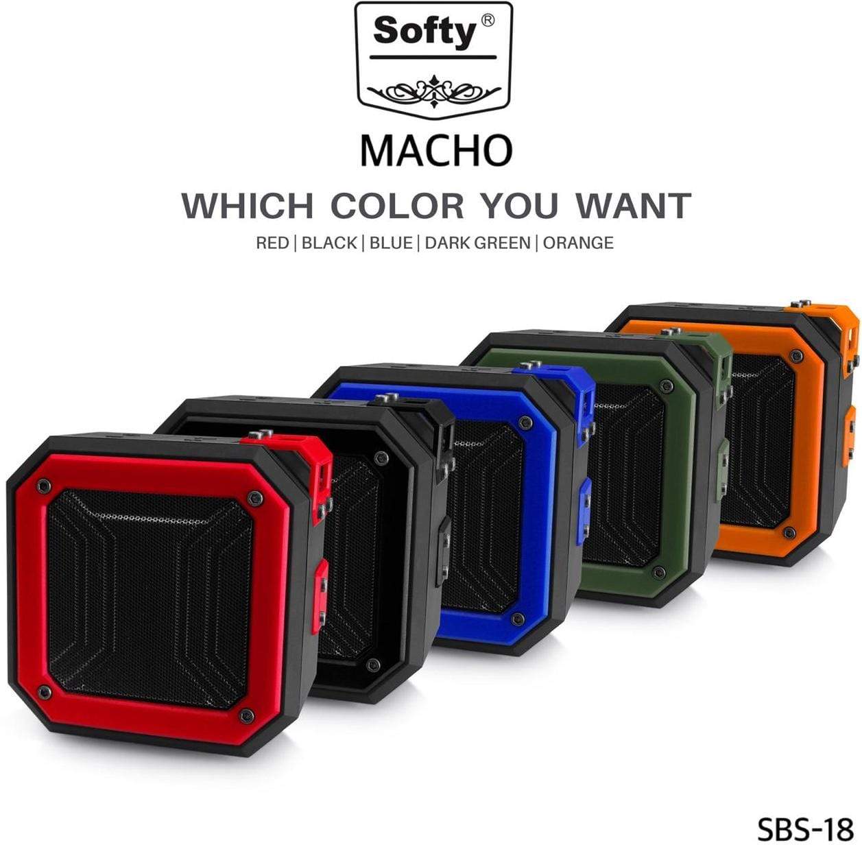 Softy premium quality Bluetooth speaker Macho-BLUETOOTH SPEAKERS-dealsplant