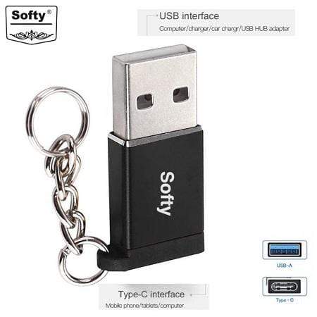 Softy premium quality Type-C to USB 3.0A/M adapter-Connectors-dealsplant