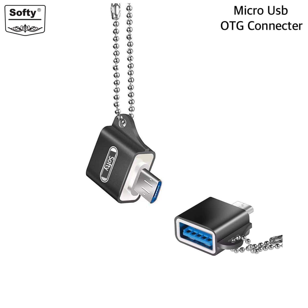 Softy premium quality V8 Micro metal OTG kit-Connectors-dealsplant