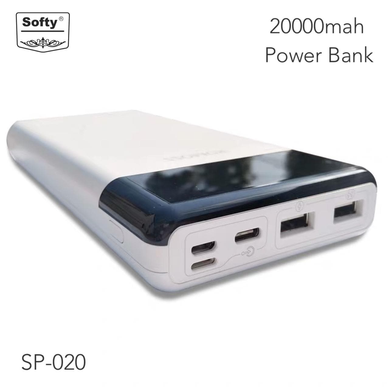 Softy premium quality 20000mah Digital power bank-Power banks-dealsplant