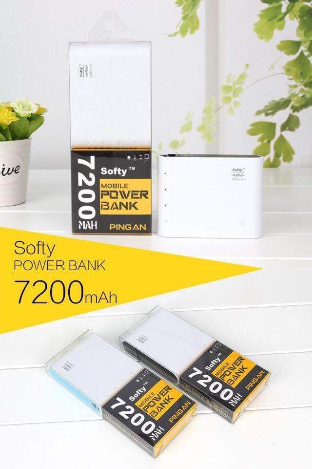 Softy premium quality 7200mah power bank Dual port-Power banks-dealsplant