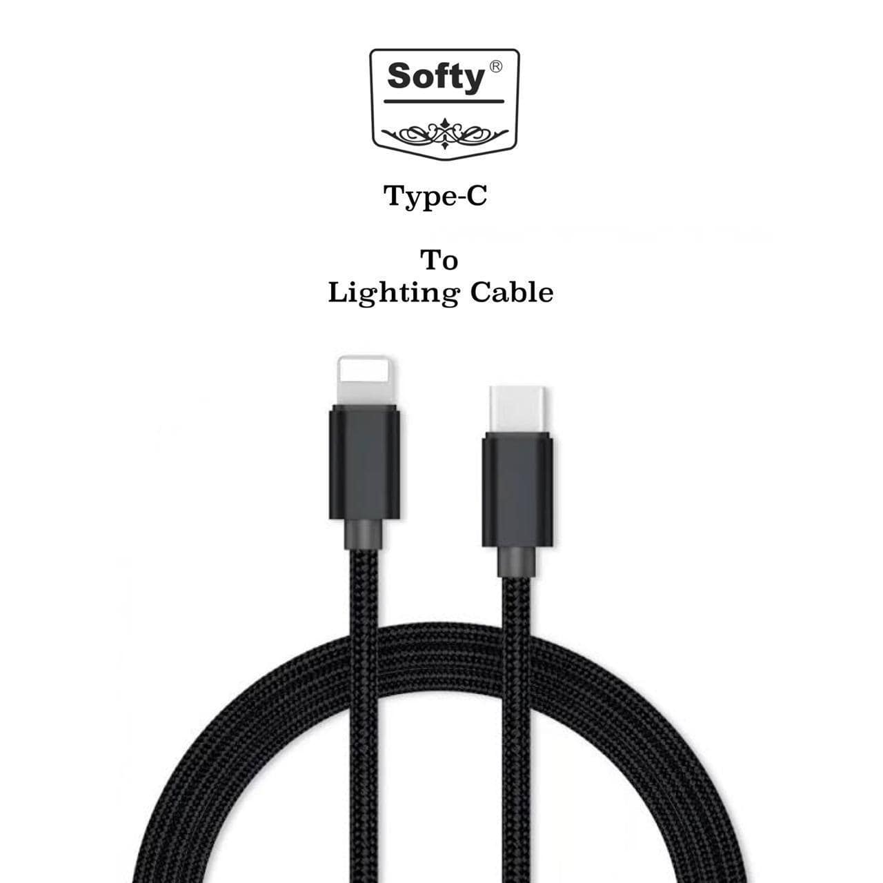 Softy premium quality for apple Lihgtning to Type-C fast charging cable-USB Cable-dealsplant