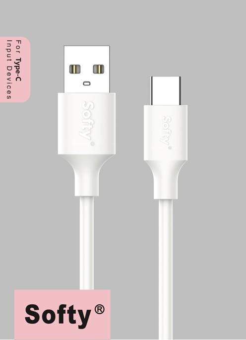 Softy premium quality link series 3A Type-C usb cable 1.2M-USB Cable-dealsplant