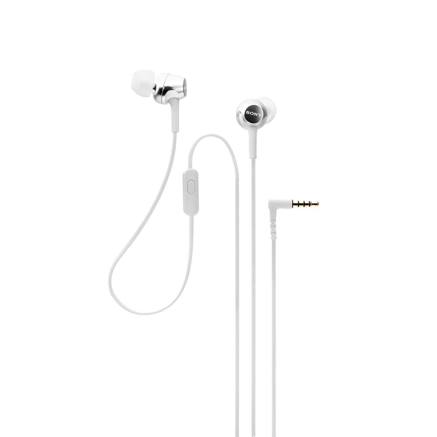 Sony MDR-EX155AP Wireless in Ear Headphone with Mic-Headphones-dealsplant