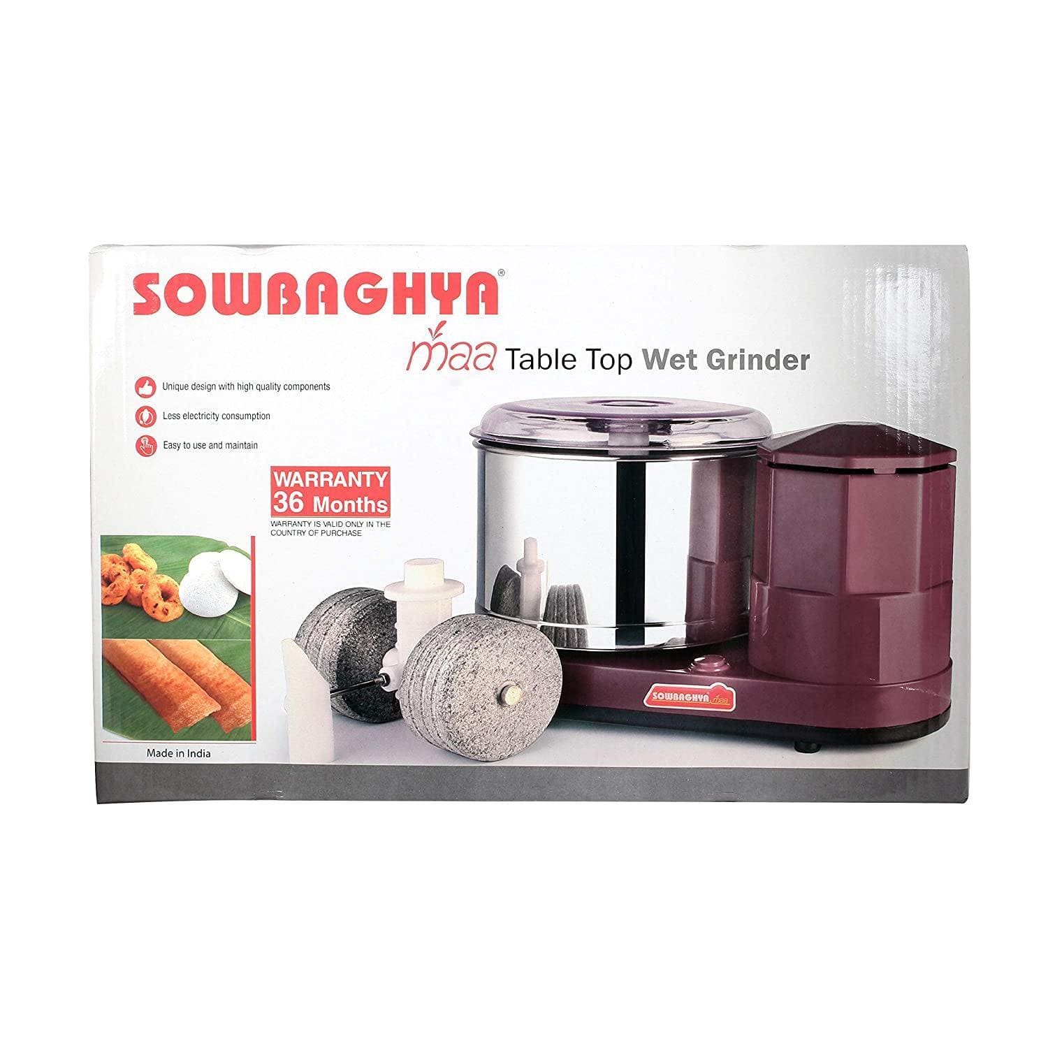 SOWBAGHYA 2 Litre MAA Wet Grinder-Home & Kitchen Appliances-dealsplant