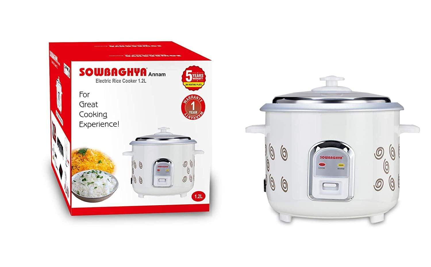 Sowbaghya Annam-Electric Rice Cooker(1.2 Ltrs)-Home & Kitchen Appliances-dealsplant