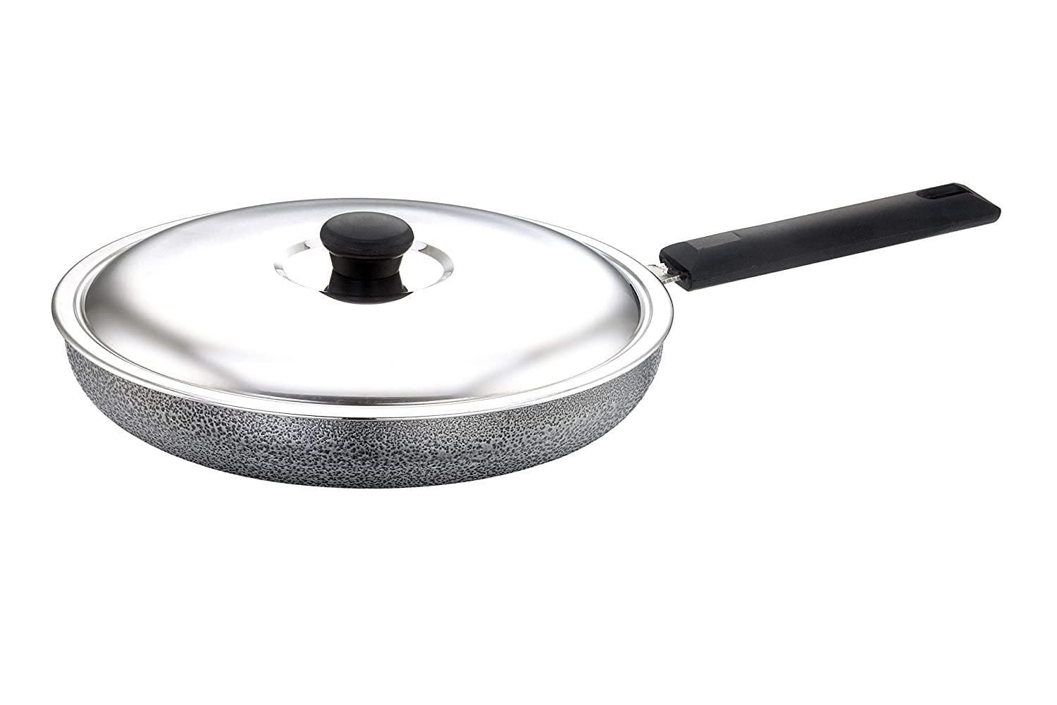Sowbaghya Non Stick Fry Pan with Stainlees Steel Lid-Home & Kitchen Appliances-dealsplant