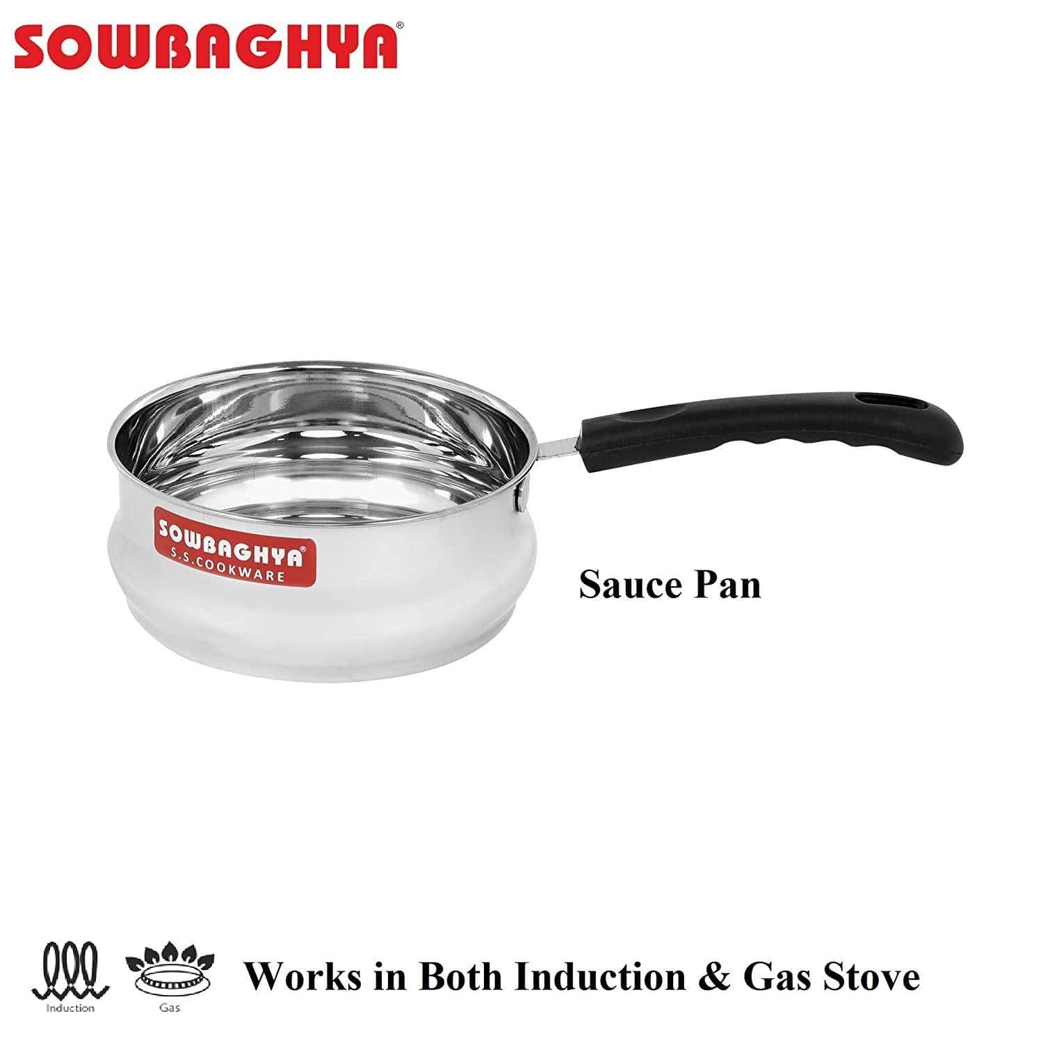 SOWBAGHYA Ultima Stainless Steel Cookware Set, 5 Piece (Silver)-Home & Kitchen Appliances-dealsplant
