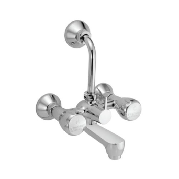 Essco 2 Way Wall Mixer Sumthing Special SQT-CHR-517BKN - Chrome Finish Only to Spout & Overhead Shower-Wall Mixer-dealsplant
