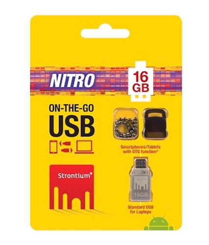 Strontium Nitro 16 GB USB 2.0 OTG Dual Pen Drive Flash Drive-PENDRIVE-dealsplant