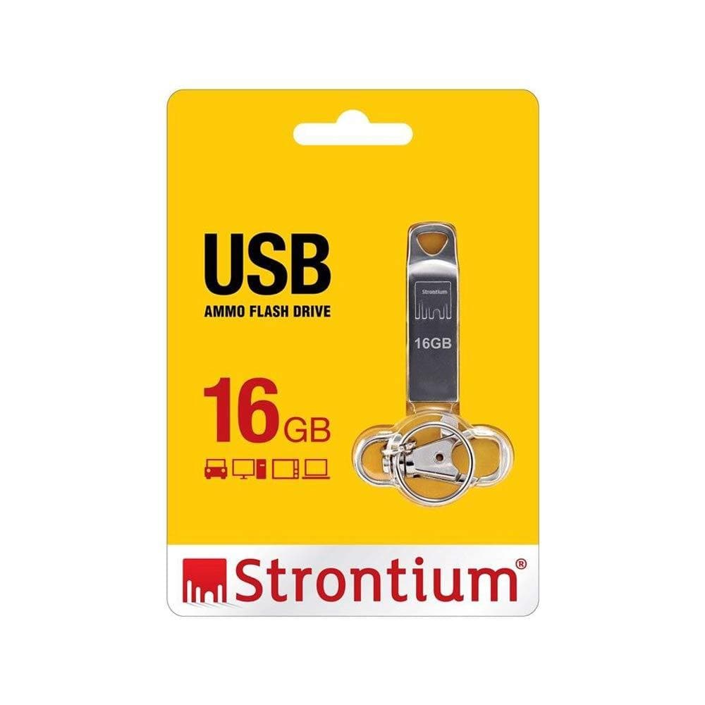 Strontium Ammo 2.0 USB Pen Drive (Silver)-pendrives-dealsplant