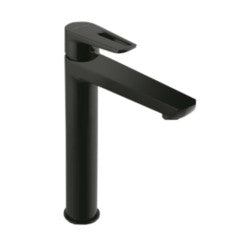 Parryware Tall Basin Mixer Shiny Black G5846A5-Taps & Dies-dealsplant