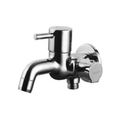 Parryware Agate Pro Two Way Bib Cock with Aerator Single Lever-Taps & Dies-dealsplant