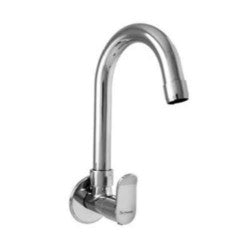 Parryware Alpha Wall Mounted Sink Cock with Swinging Spout Single Lever-Taps & Dies-dealsplant