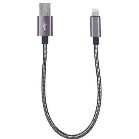 Transton Unbreakable Metal Braided Lightning Cable for Apple iPhone iPad 20cm-Datacable-dealsplant