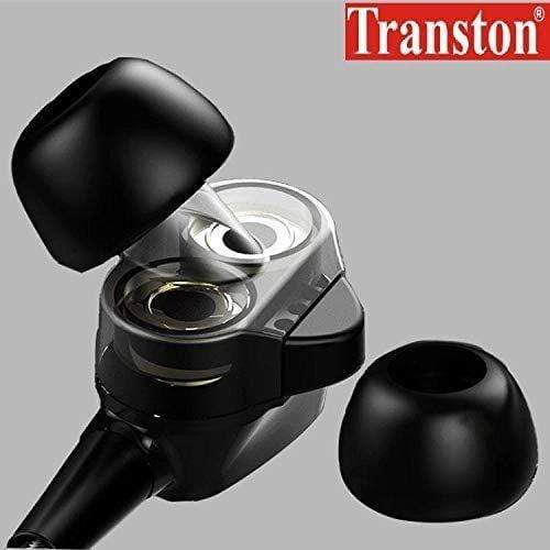 Transton Boom 4D Earphone Deep Bass Stereo Sport Wired Headphone with Mic 3.5mm Jack for All Smartphones-Earphones-dealsplant