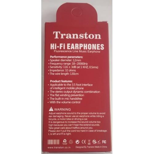 Transton Hi-Fi Earphones with Mic-IN EAR-dealsplant