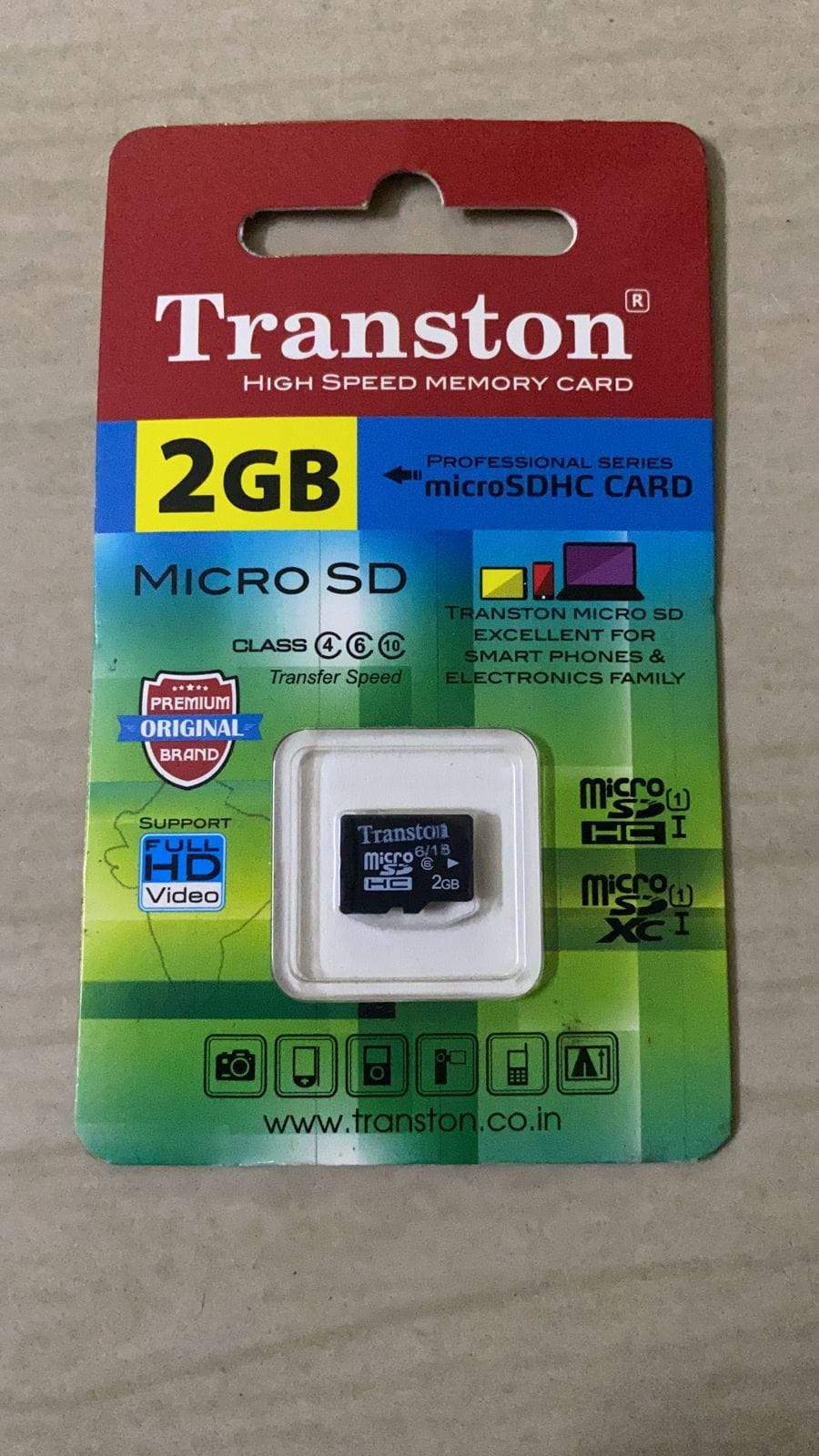 Transton 2GB Micro SD cards with good quality-Memory Cards-dealsplant